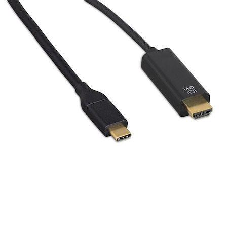 Enet Enet Usb 3.1C Male To Hdmi Male Cable 4K 60Hz Black Cable 6Ft USB3.1CM-HDMIM-6F